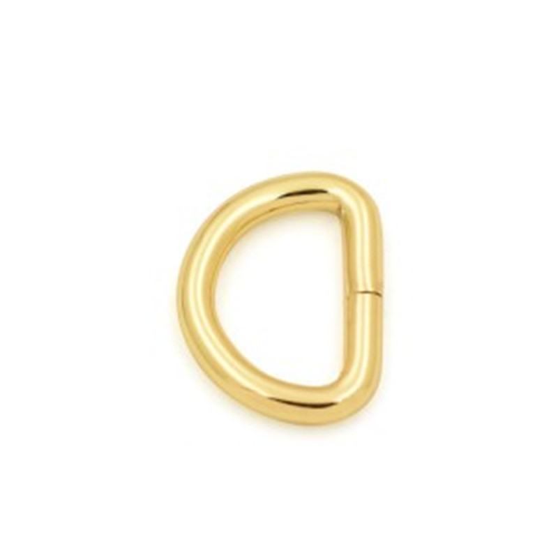Anellu in D in metallo coloratu di alta qualità D anelli Hardware D Ring per borse D Fibbia (1)