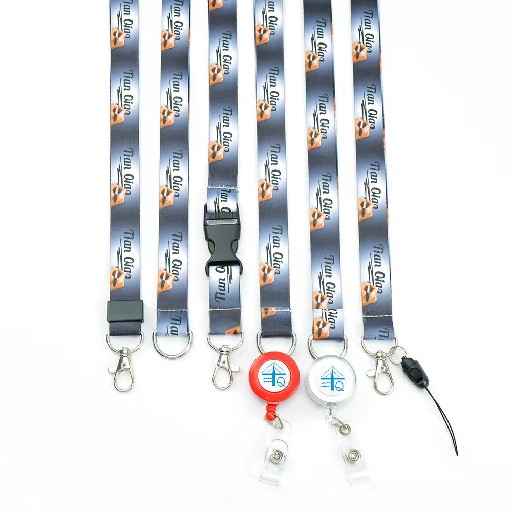 Custom polyester university id neck strap personalised lanyard for Cellphone Card Key Holder-01 (2)