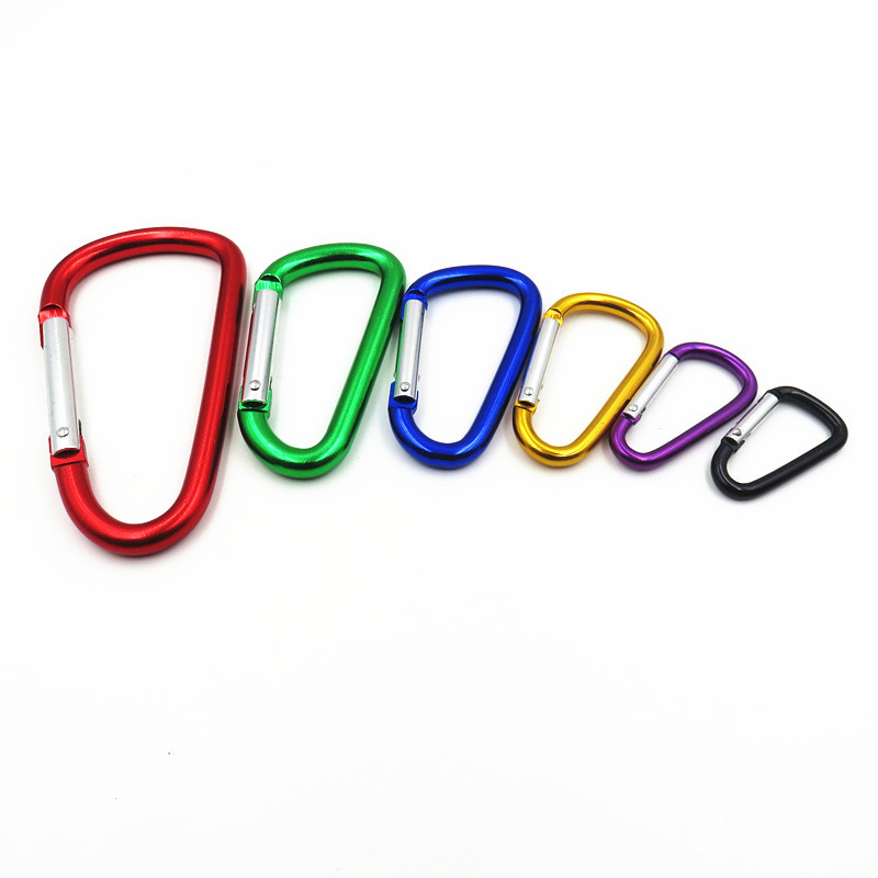 Wholesale China Factory High Quality Colorful Carabiner Metal Custom Climbing Hook (1)